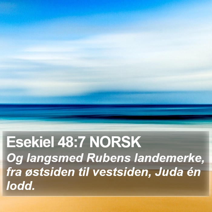 Esekiel 48:7 NORSK Bible Study