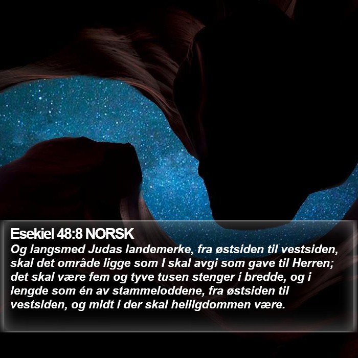 Esekiel 48:8 NORSK Bible Study