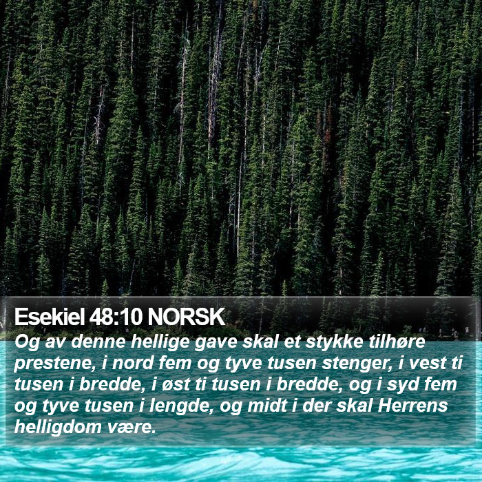 Esekiel 48:10 NORSK Bible Study