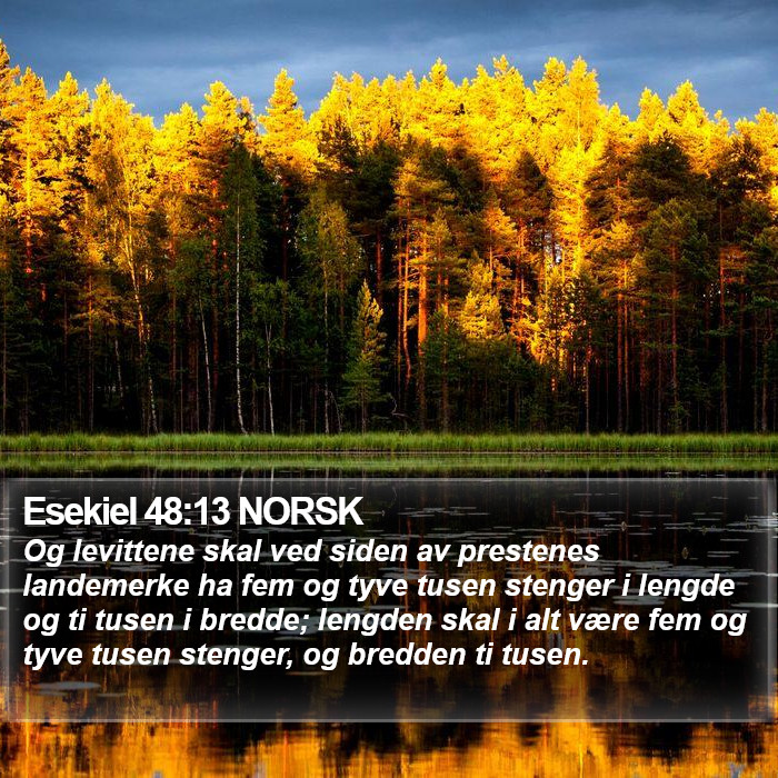 Esekiel 48:13 NORSK Bible Study