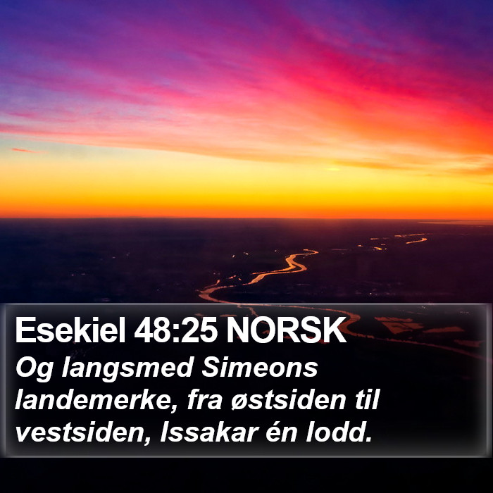 Esekiel 48:25 NORSK Bible Study