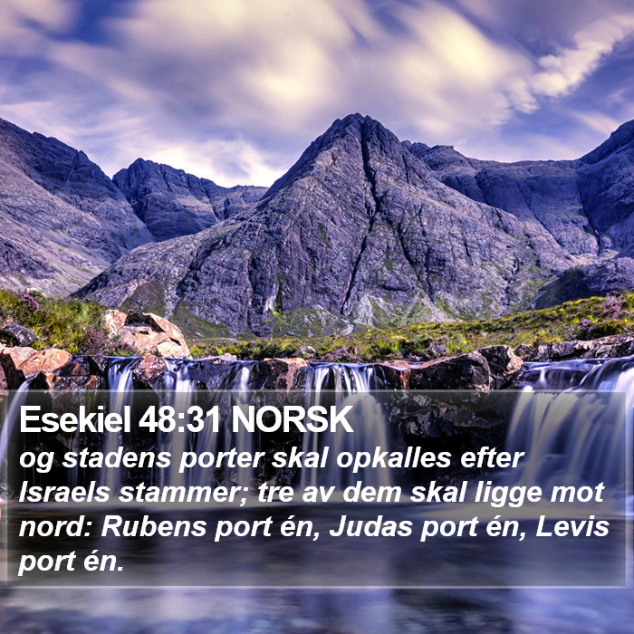 Esekiel 48:31 NORSK Bible Study