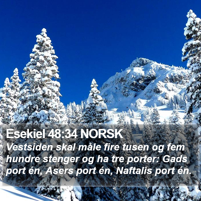 Esekiel 48:34 NORSK Bible Study