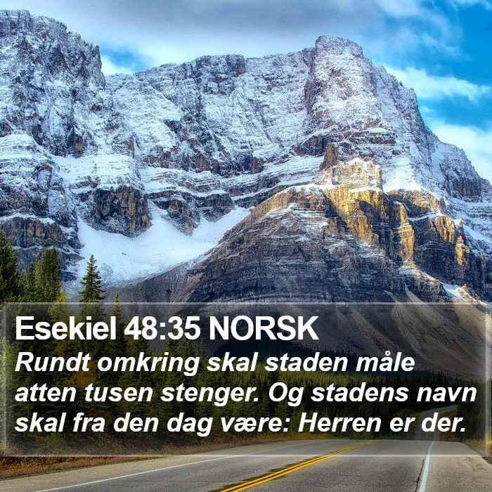 Esekiel 48:35 NORSK Bible Study