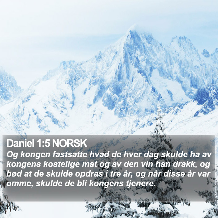 Daniel 1:5 NORSK Bible Study