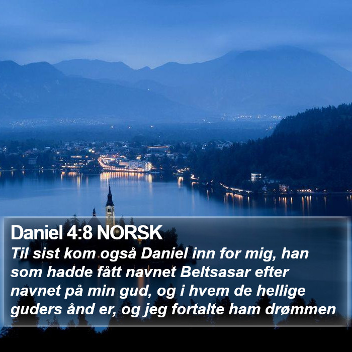 Daniel 4:8 NORSK Bible Study