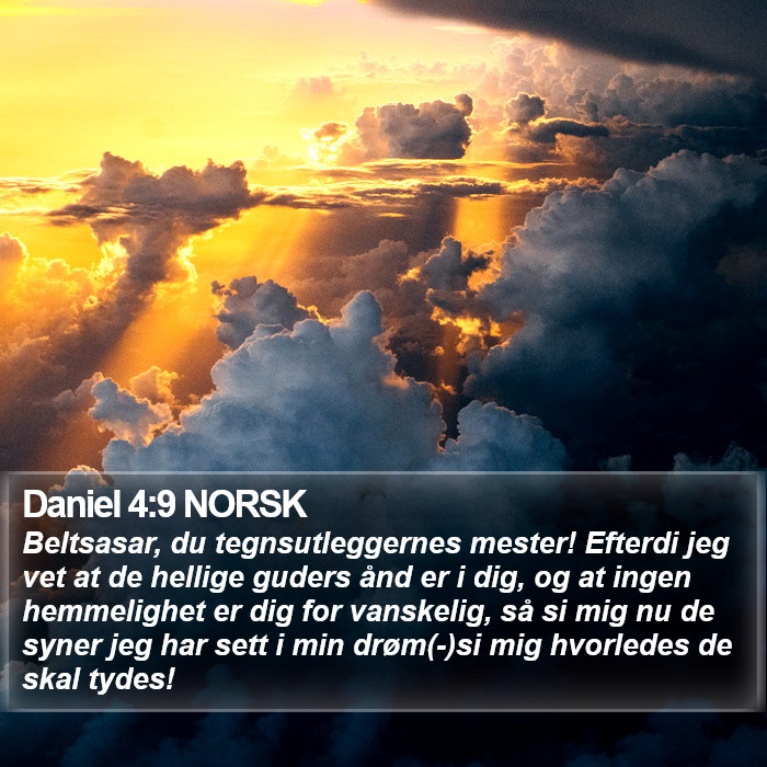 Daniel 4:9 NORSK Bible Study