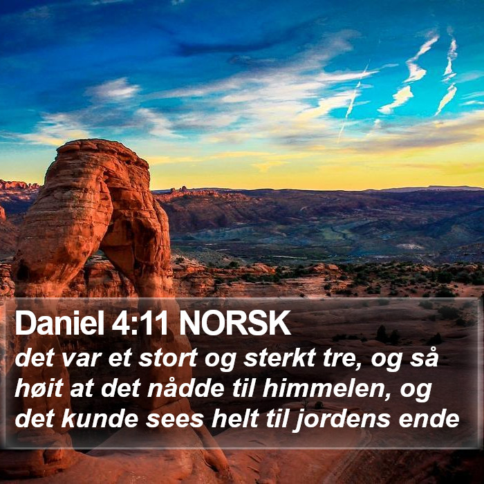 Daniel 4:11 NORSK Bible Study