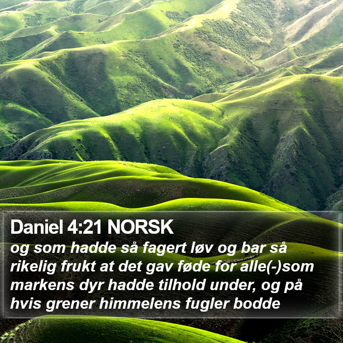 Daniel 4:21 NORSK Bible Study