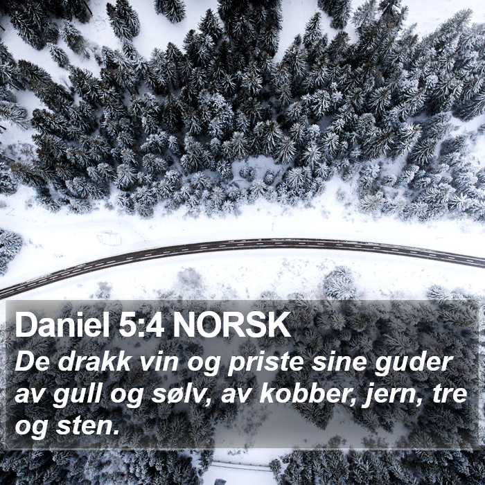 Daniel 5:4 NORSK Bible Study