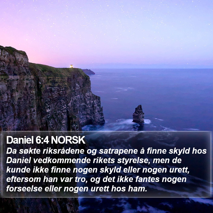 Daniel 6:4 NORSK Bible Study