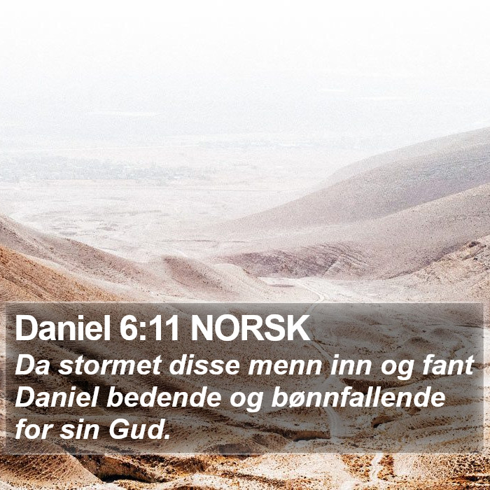 Daniel 6:11 NORSK Bible Study