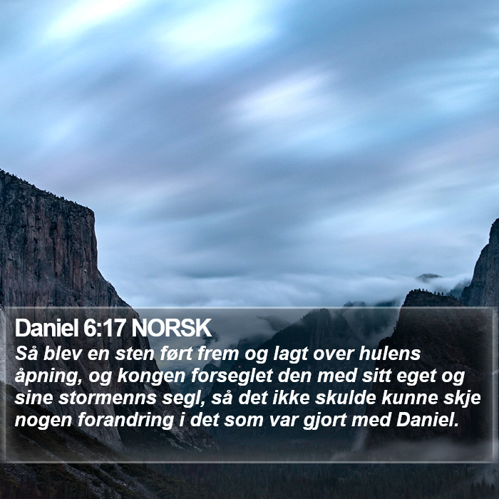 Daniel 6:17 NORSK Bible Study