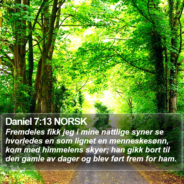 Daniel 7:13 NORSK Bible Study