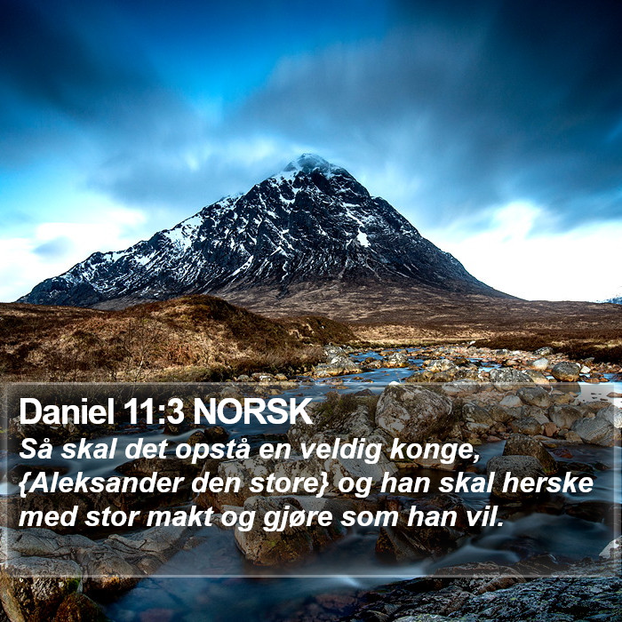 Daniel 11:3 NORSK Bible Study