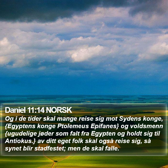 Daniel 11:14 NORSK Bible Study