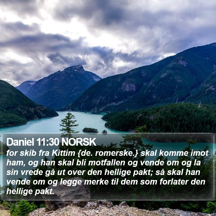 Daniel 11:30 NORSK Bible Study