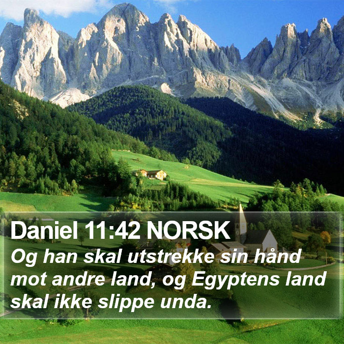 Daniel 11:42 NORSK Bible Study