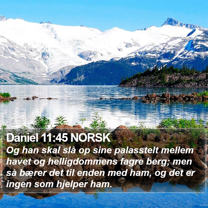 Daniel 11:45 NORSK Bible Study