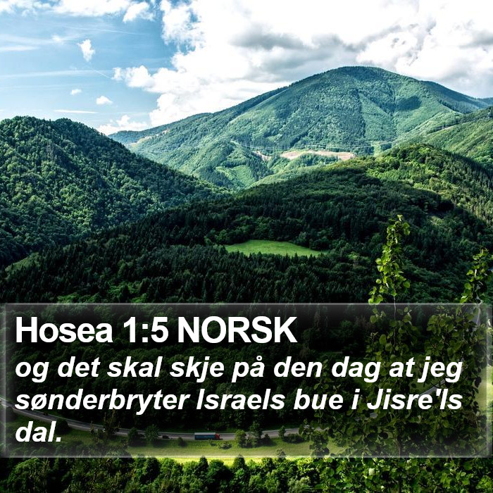 Hosea 1:5 NORSK Bible Study