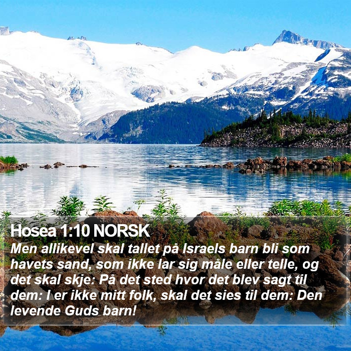 Hosea 1:10 NORSK Bible Study