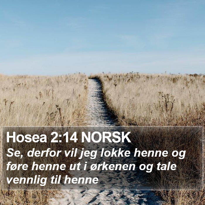 Hosea 2:14 NORSK Bible Study