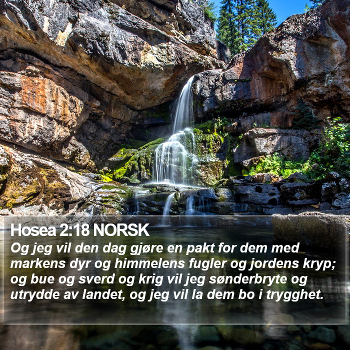 Hosea 2:18 NORSK Bible Study