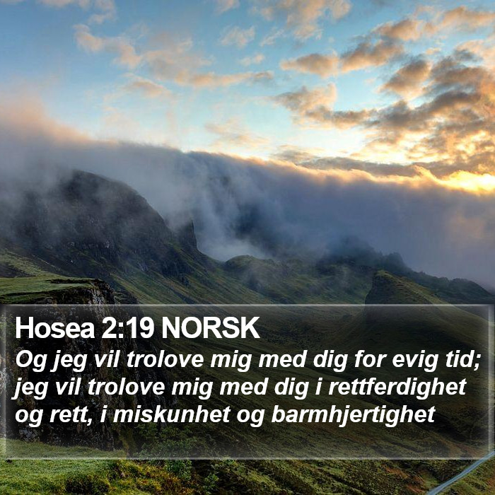Hosea 2:19 NORSK Bible Study