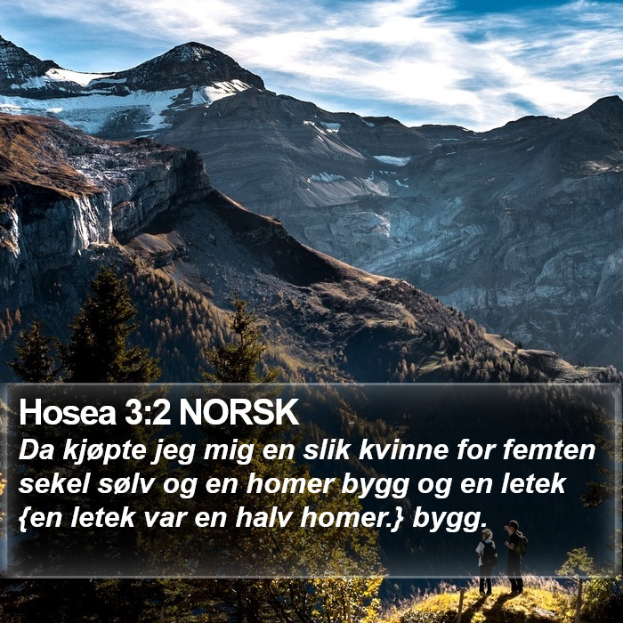 Hosea 3:2 NORSK Bible Study