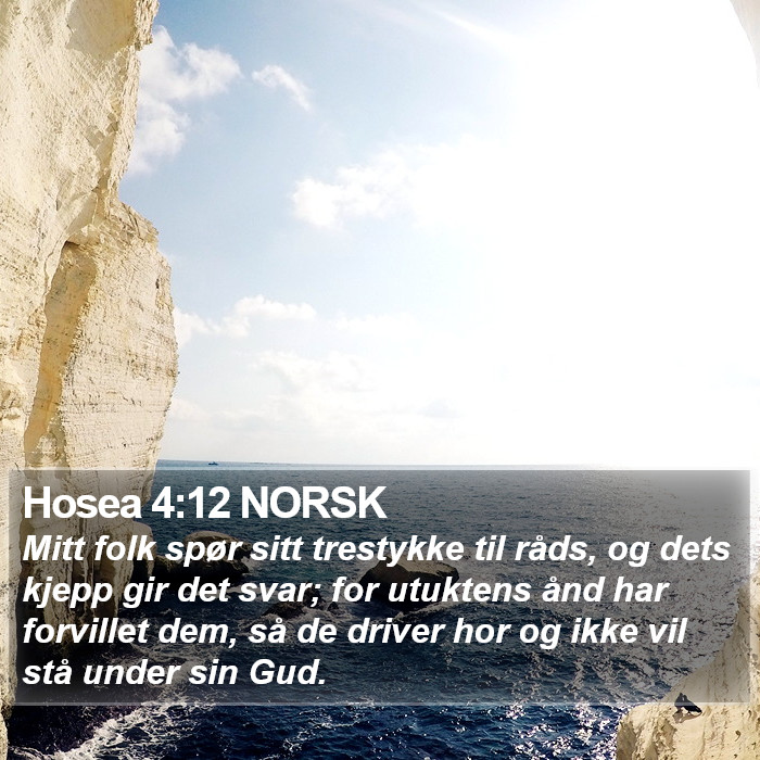 Hosea 4:12 NORSK Bible Study