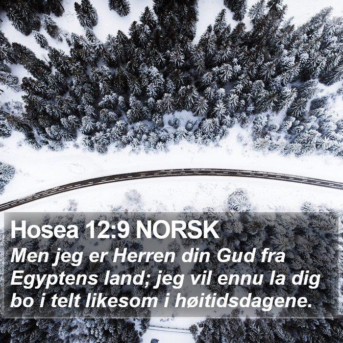 Hosea 12:9 NORSK Bible Study