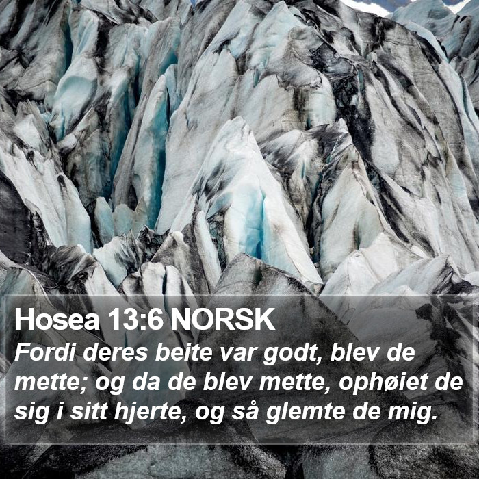 Hosea 13:6 NORSK Bible Study