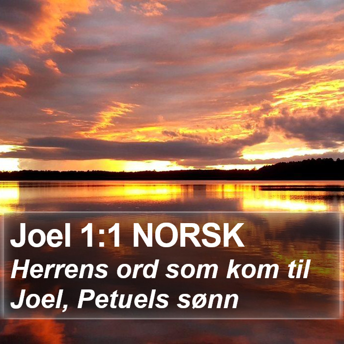 Joel 1:1 NORSK Bible Study