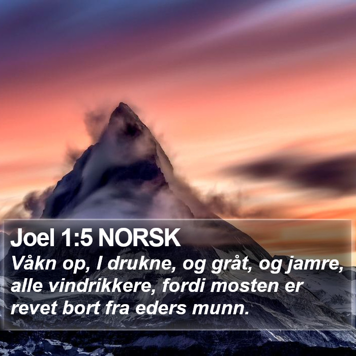 Joel 1:5 NORSK Bible Study