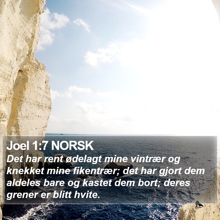 Joel 1:7 NORSK Bible Study