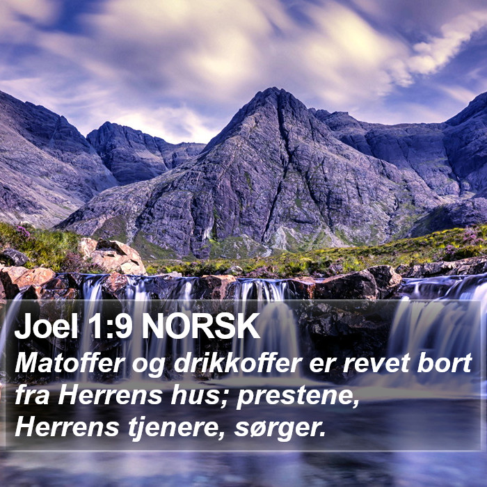 Joel 1:9 NORSK Bible Study