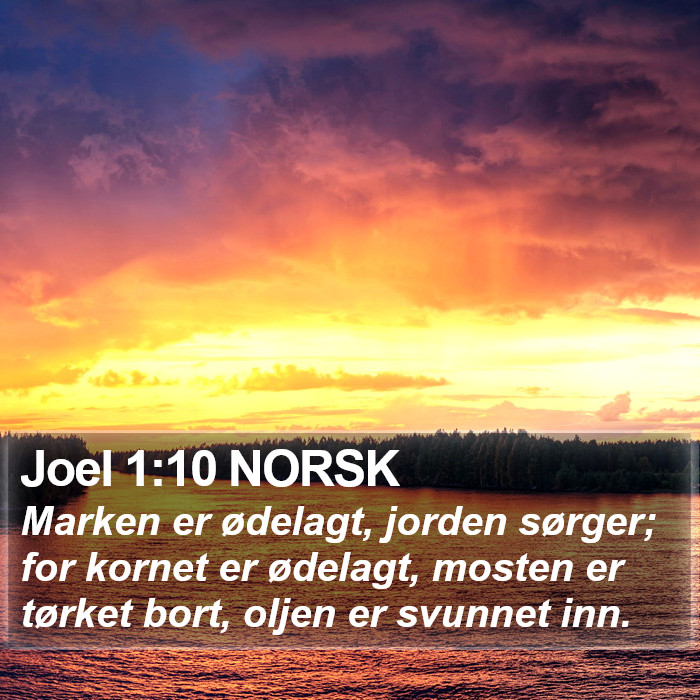 Joel 1:10 NORSK Bible Study