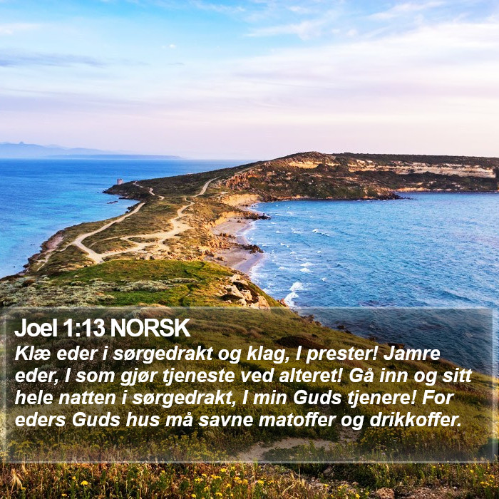 Joel 1:13 NORSK Bible Study