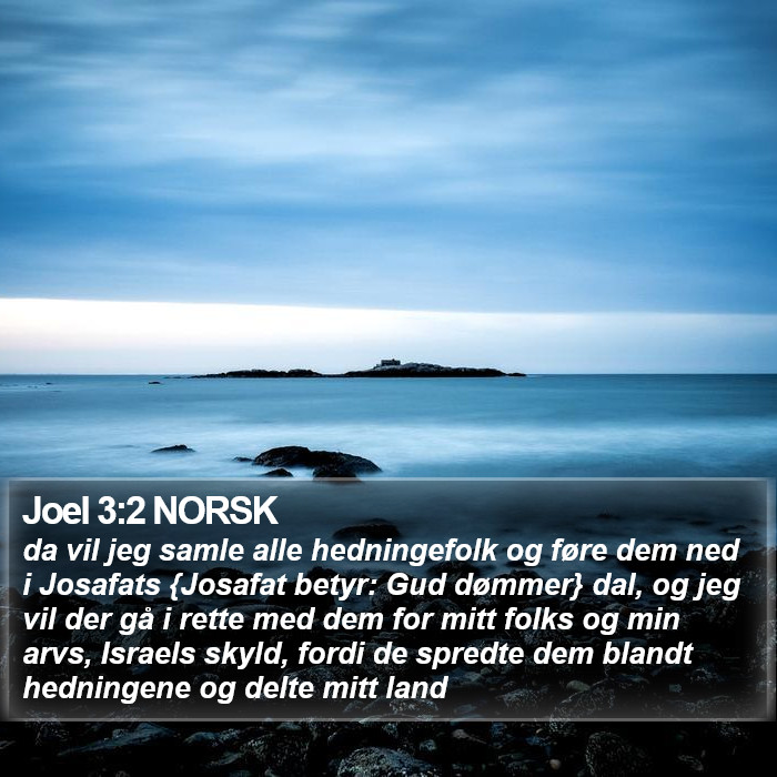 Joel 3:2 NORSK Bible Study