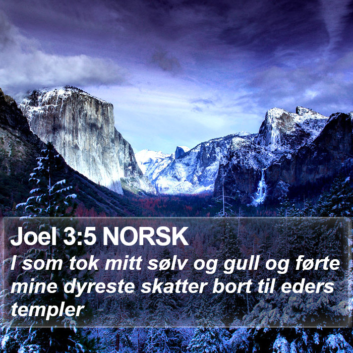 Joel 3:5 NORSK Bible Study