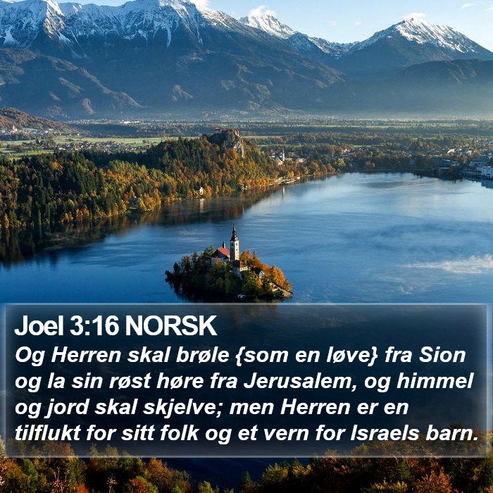 Joel 3:16 NORSK Bible Study