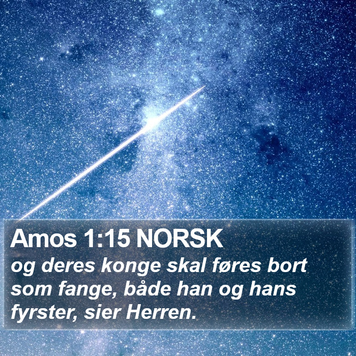 Amos 1:15 NORSK Bible Study