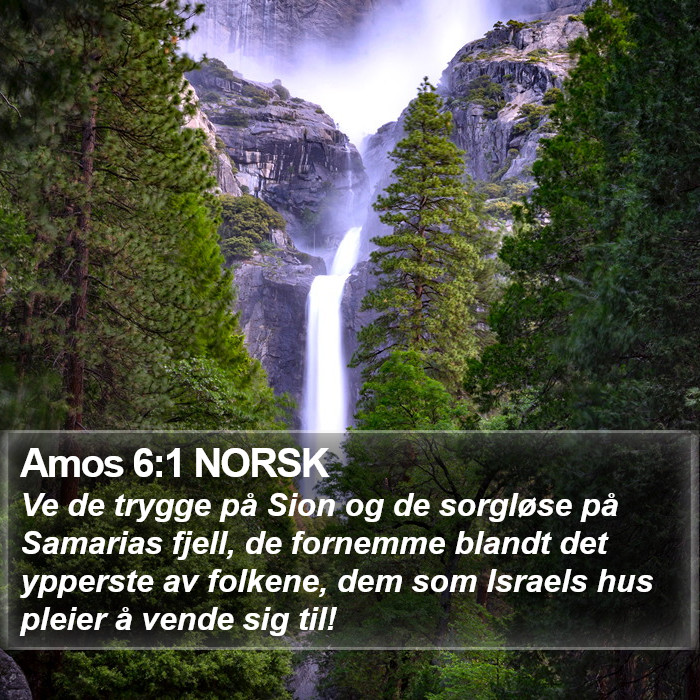 Amos 6:1 NORSK Bible Study