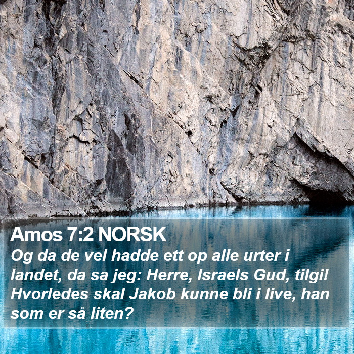 Amos 7:2 NORSK Bible Study