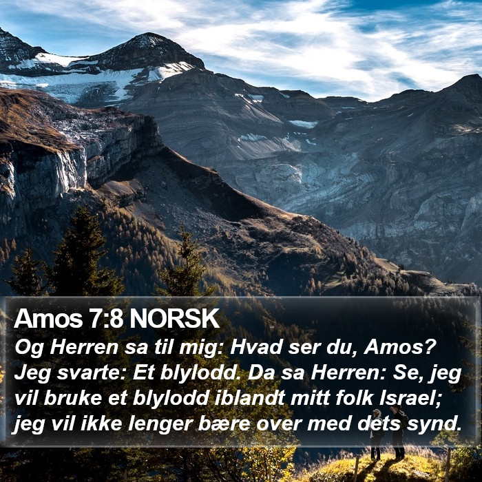 Amos 7:8 NORSK Bible Study