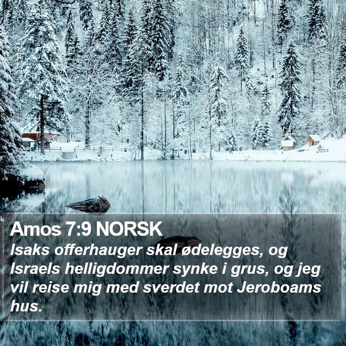 Amos 7:9 NORSK Bible Study