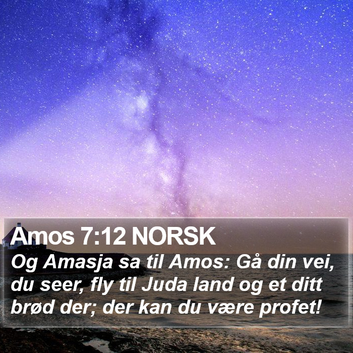 Amos 7:12 NORSK Bible Study