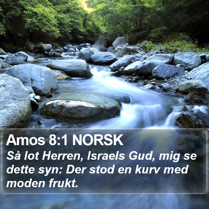 Amos 8:1 NORSK Bible Study