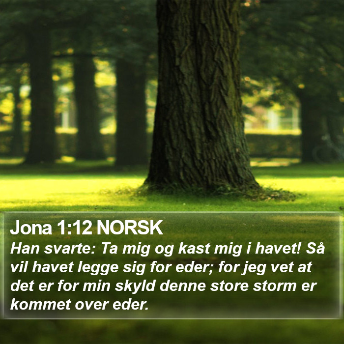 Jona 1:12 NORSK Bible Study