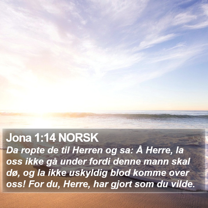 Jona 1:14 NORSK Bible Study